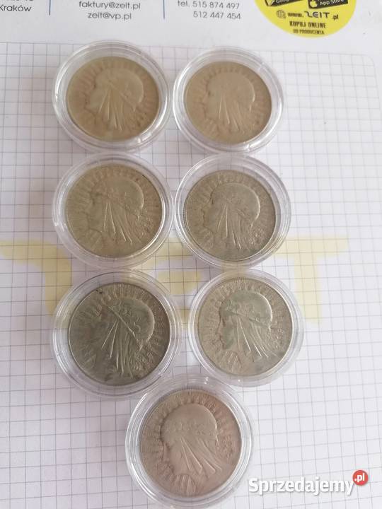 Głowa Kobiety 5 Numizmatyka Kraków