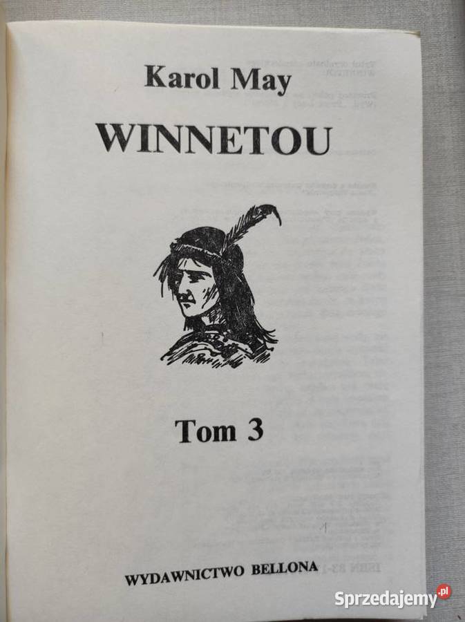 Winnetou tom 3 Karl May powieść przygodowa świętokrzyskie