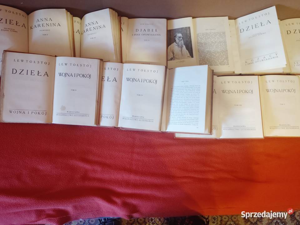 Szieła LTołstoja 128 14 vol Wyd GutenbergaWwa Antykwariat Iwno