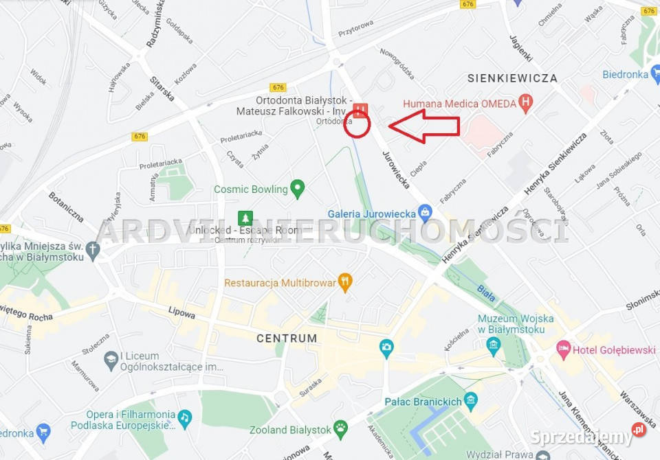 Lokal 345m2 Białystok Jurowiecka podlaskie