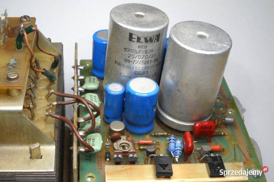 Kondensator 1000uF 63V KEO Unitra ELWA Radmor sprzedam