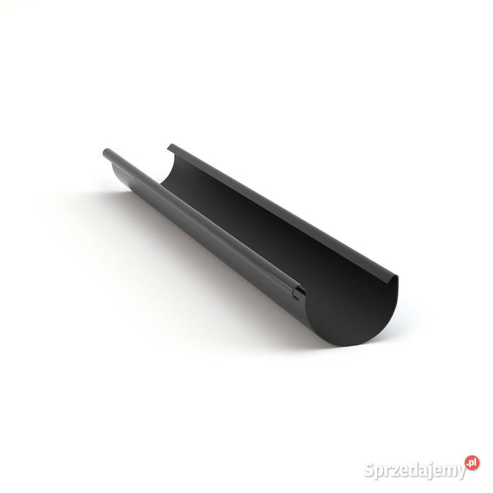 Rynna dachowa Gamrat 125mm PVC 4mb Czarny Zawoja