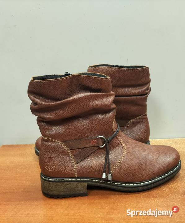 Buty botki Ocieplane Rieker 40 25.5cm Wałbrzych