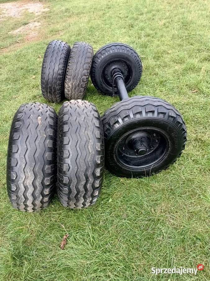 Sprzedam oś z kołami komplet i koła balonowe Serniawy-Kolonia