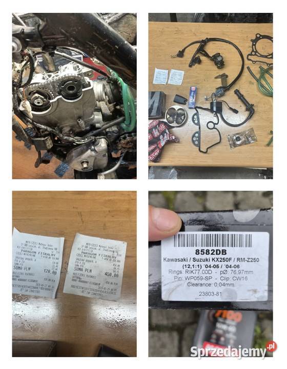 Suzuki RMZ 250 Power Bomb 2006Renthal 2mth Tłok dolnośląskie Bielawa