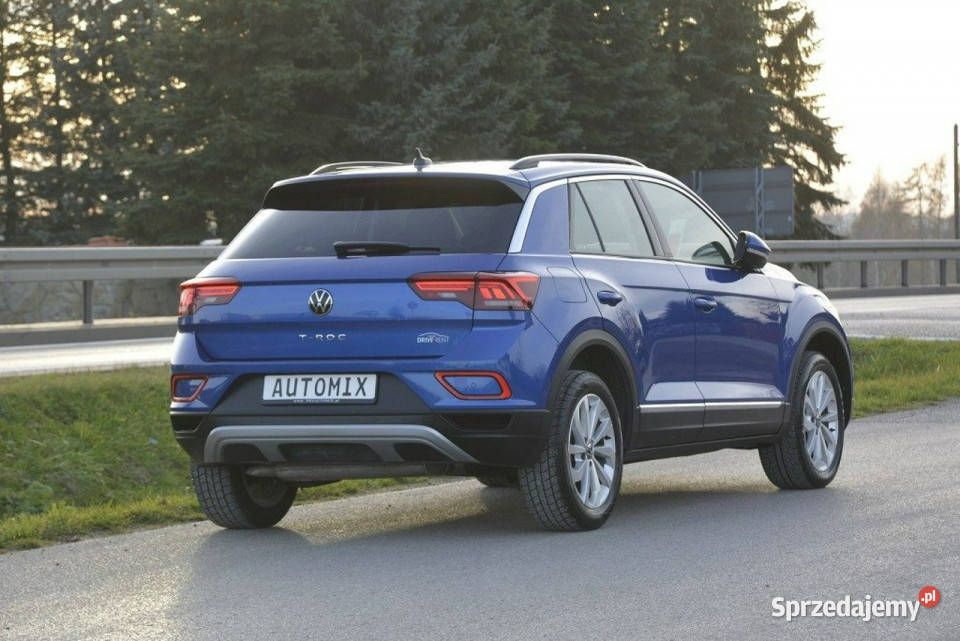 Volkswagen TRoc 15 TSI DSG automat gwarancja światła LED T-Roc Sędziszów Małopolski