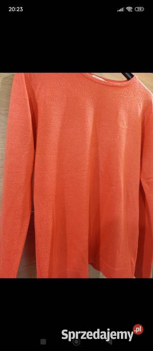 Lekki sweterek r M koralowy lubelskie Zwierzyniec