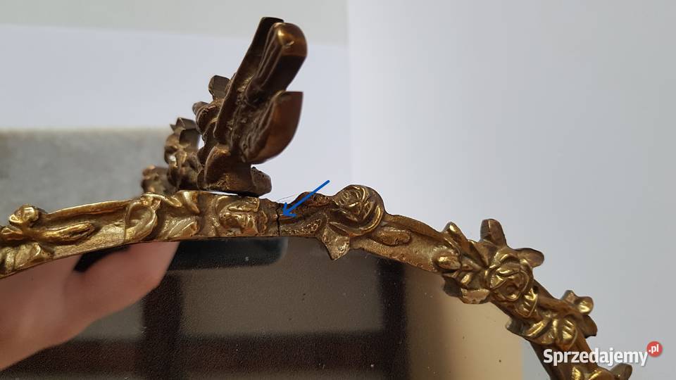 Stare mosiężne lusterko 4 mosiądz Pozostałe Dąbrowa Górnicza