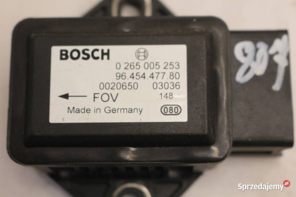 PEUGEOT 807 30 CZUJNIK ESP 9645447780 0265005253 Prochowice