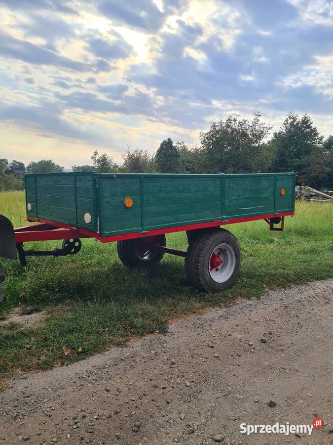 Przyczepa rolnicza jednoosiowa Pogrzebień