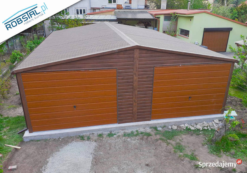Garaż Blaszany 7x6m Drewnopodobny Cała POLSKA Suwałki