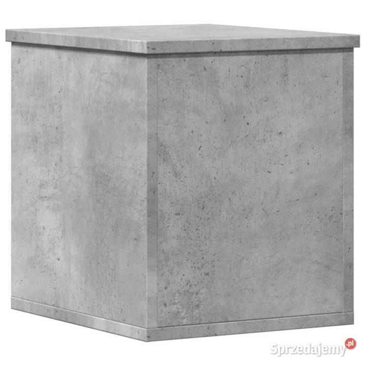 Skrzynia szarość betonu 30x35x35 materiał Warszawa
