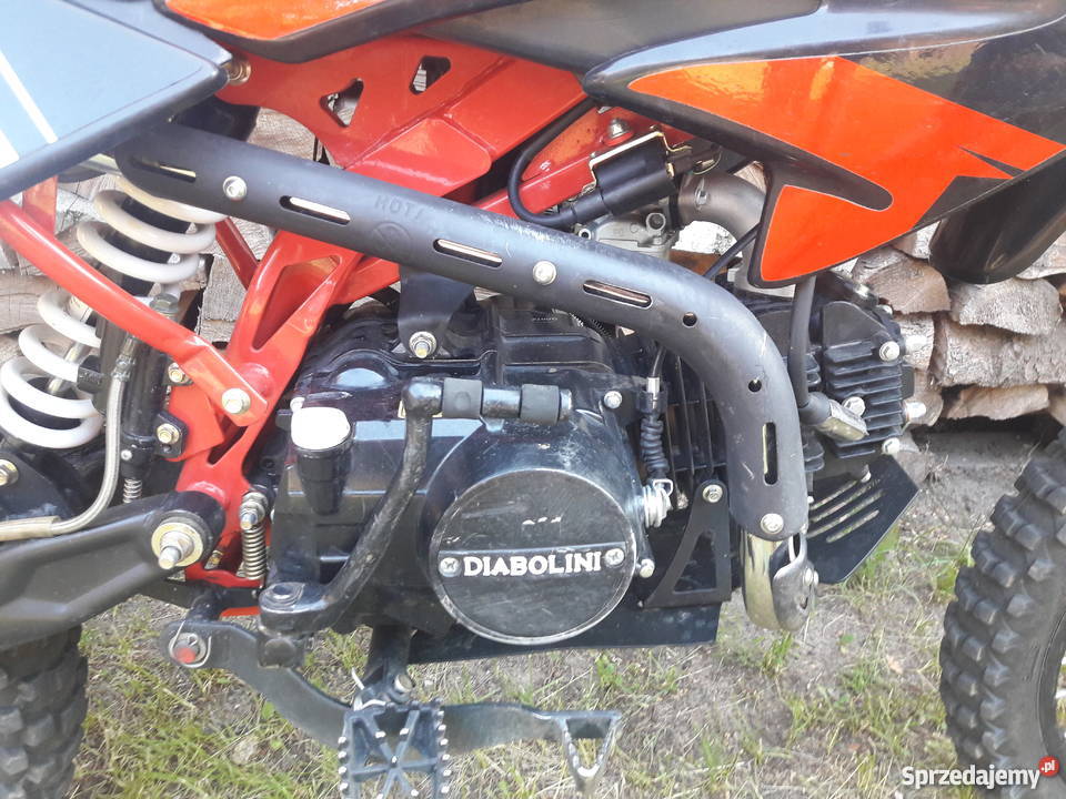 Diabolini 125 AGB37 CROSS 125 Tanio Duże koła czerwony Folwark