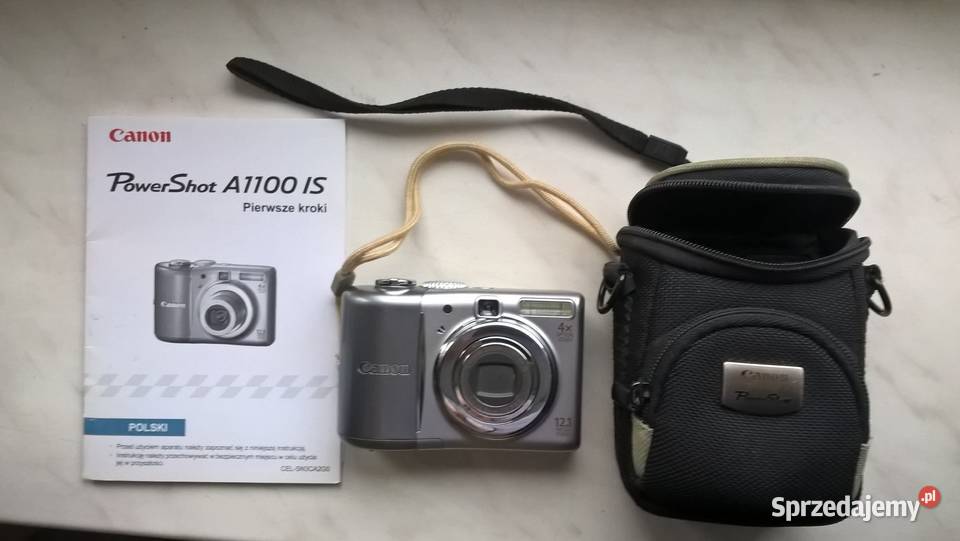 Aparat Canon Power Shot A1100 IS srebrny Aparaty Sokołów Małopolski