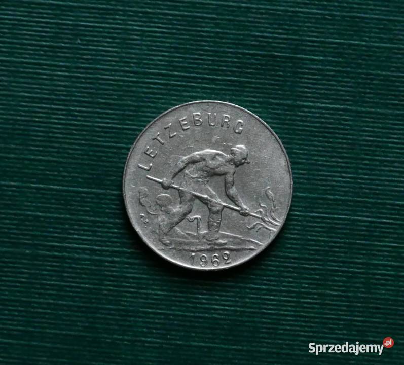 LUKSEMBURG 1 frank 1962r Gliwice