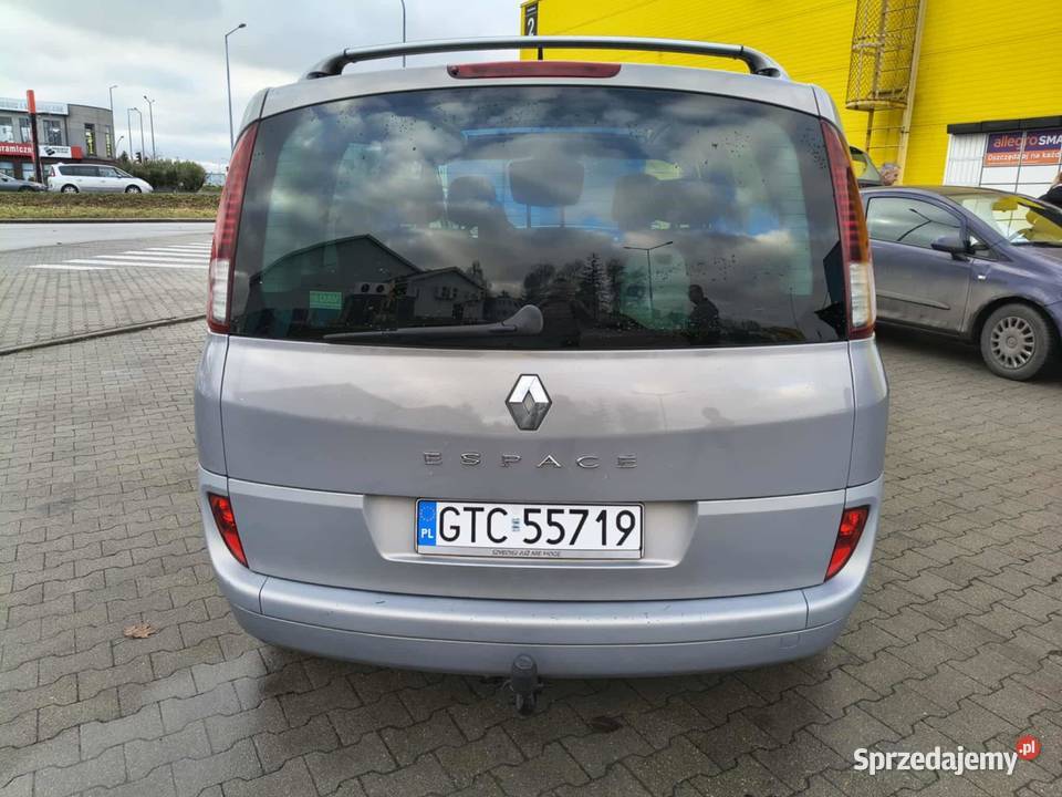 Renault Espace 2007 20 benz Panorama Hak Klima 7 2000cm3 Espace pomorskie Tczew
