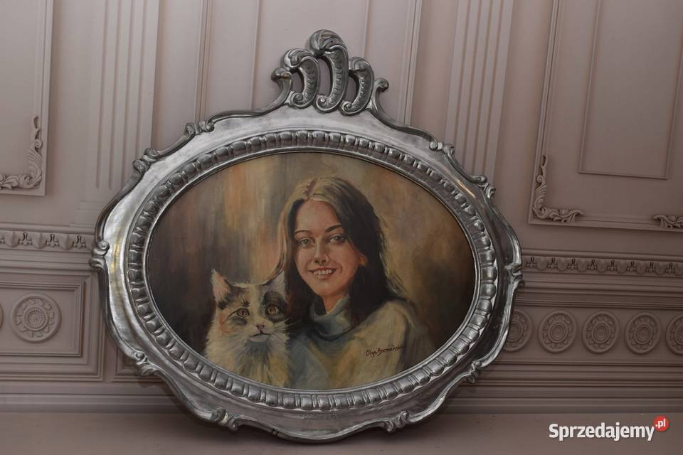 Olga Boznańska Dziewczyna z Kotem Duży Stary