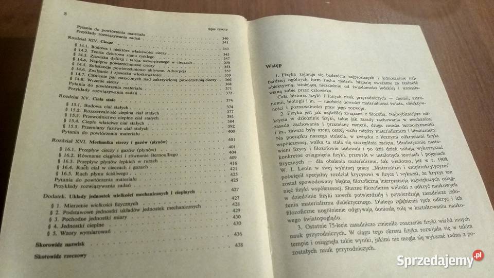 Mechanika podstawy fizyki cząsteczkowej i Gdańsk