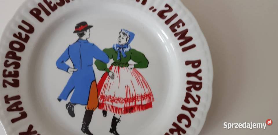 Talerz okazjonalny włocławek Zespół Pieśni i Pozostałe Warszawa