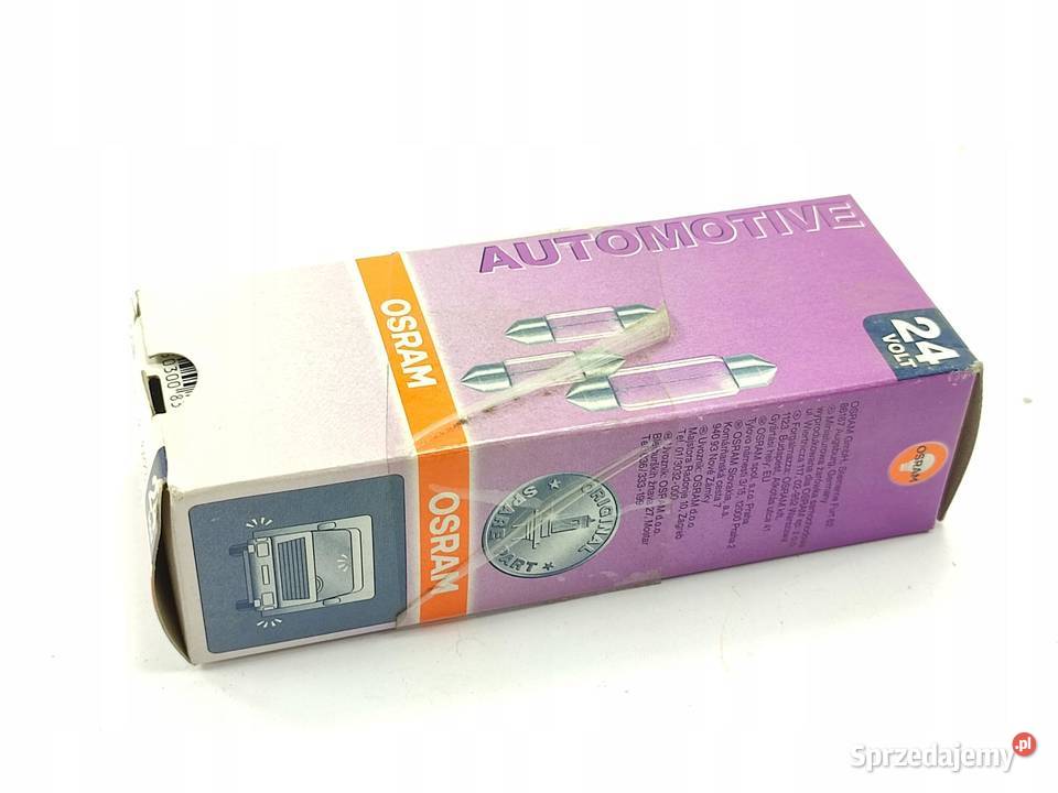 ŻARÓWKA KOMPLET 10 OSRAM 24V 5W SV858 C5W 6423