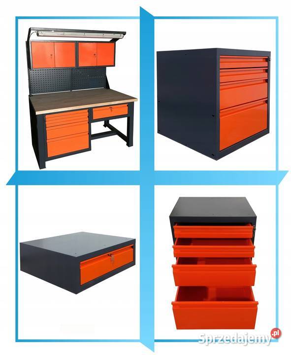 STÓŁ Warsztatowy P1419 Szafki Szuflada Lampa Gdańsk sprzedam
