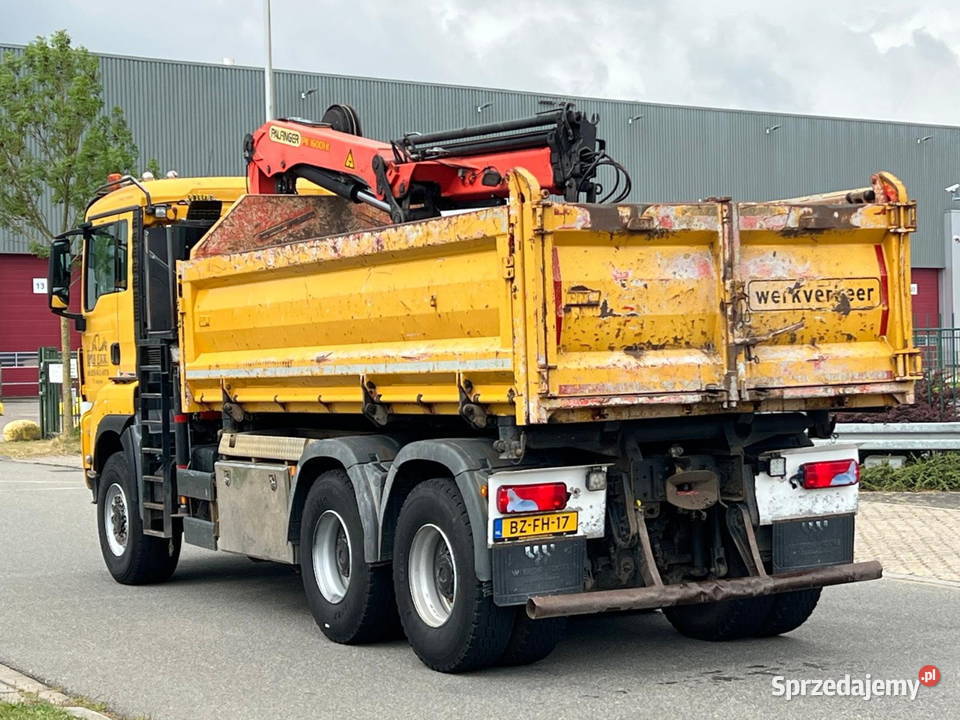 Wywrotka 6x6 z dzwigiem MAN Tgs Warszawa sprzedam