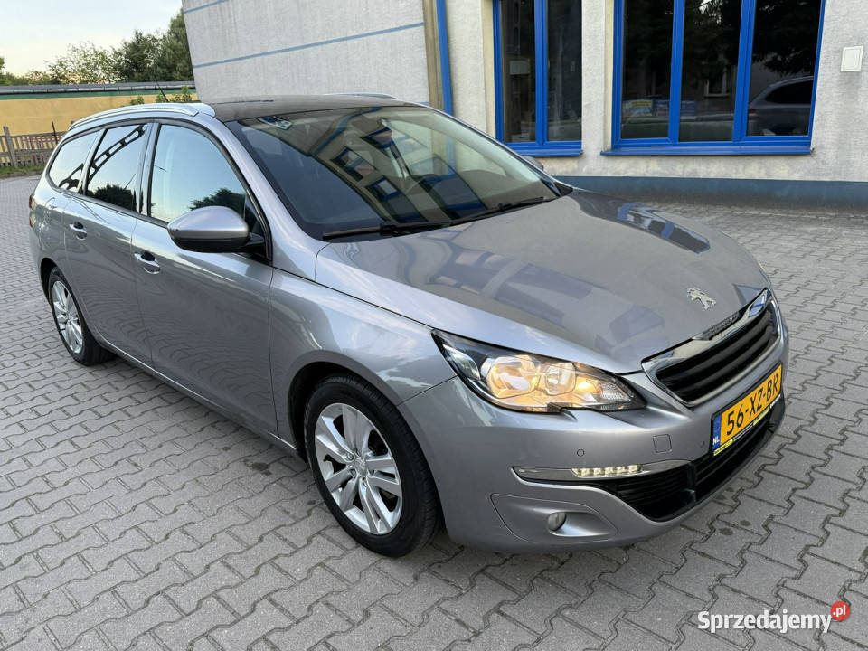 Peugeot 308 SW Peugeot 308SW 16 eHDI 2015r LED kurtyny powietrzne Sokołów Podlaski