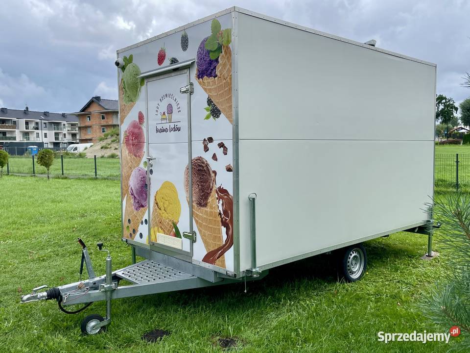 Przyczepa gastronomiczna do lodów mobilna Sztutowo