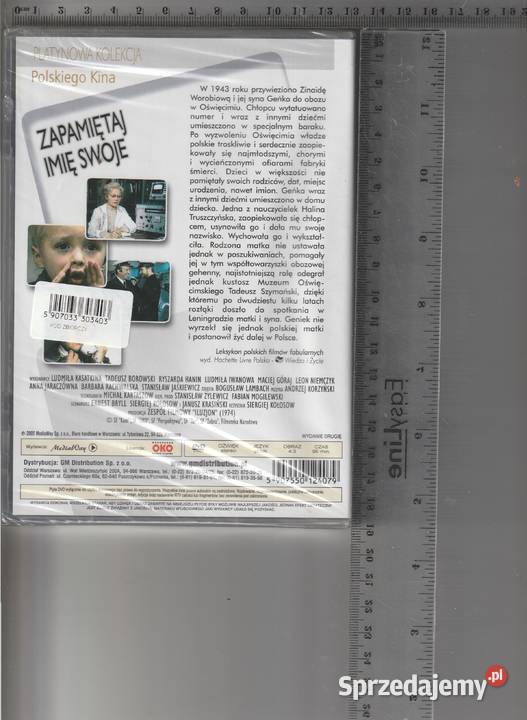 Zapamiętaj imię swoje Niemczyk DVD Filmy mazowieckie