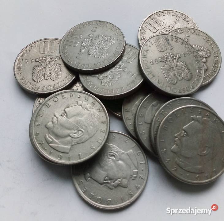 POLSKA10 CuNiBOLESŁAW PRUS17 SZTUK Numizmatyka Antyki, Sztuka, Kolekcje mazowieckie Legionowo