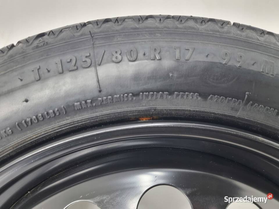 KOŁO DOJAZDOWE 12580 R17 9209872 5x108 Chełm sprzedam