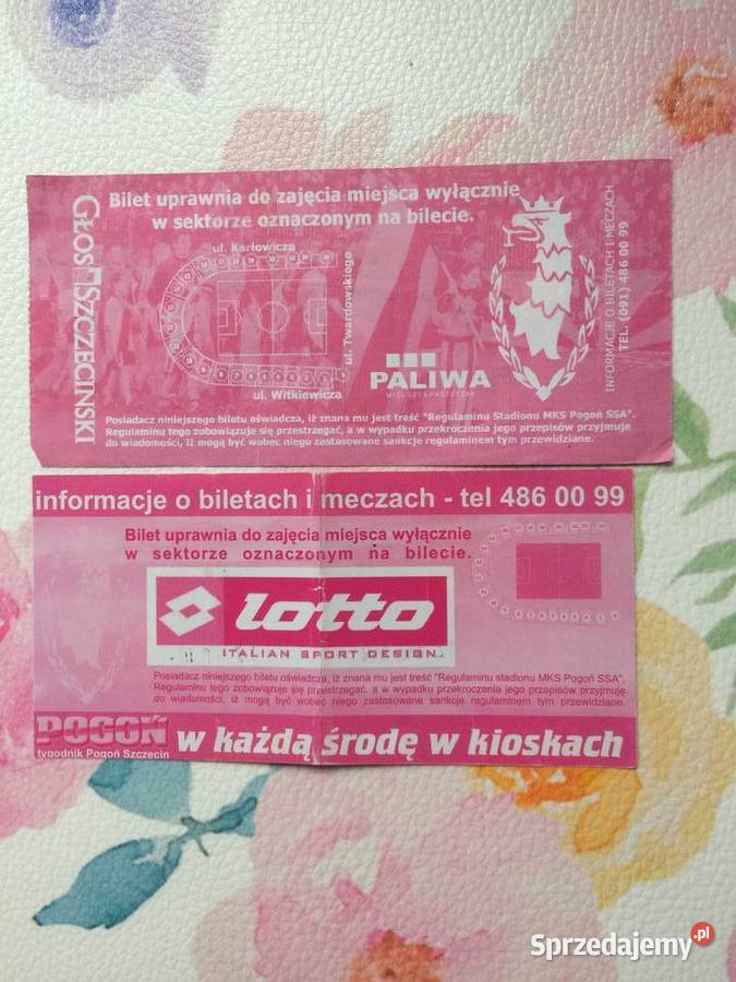 1169 Bilety Pogoni Szczecin 2004 R