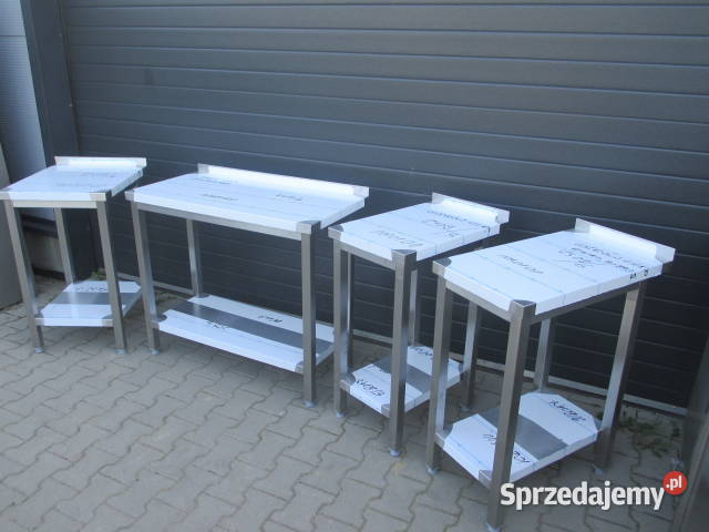 NOWY Stół Gastronomiczny Z Półką Stal Nierdzewna wielkopolskie Ostrów Wielkopolski sprzedam