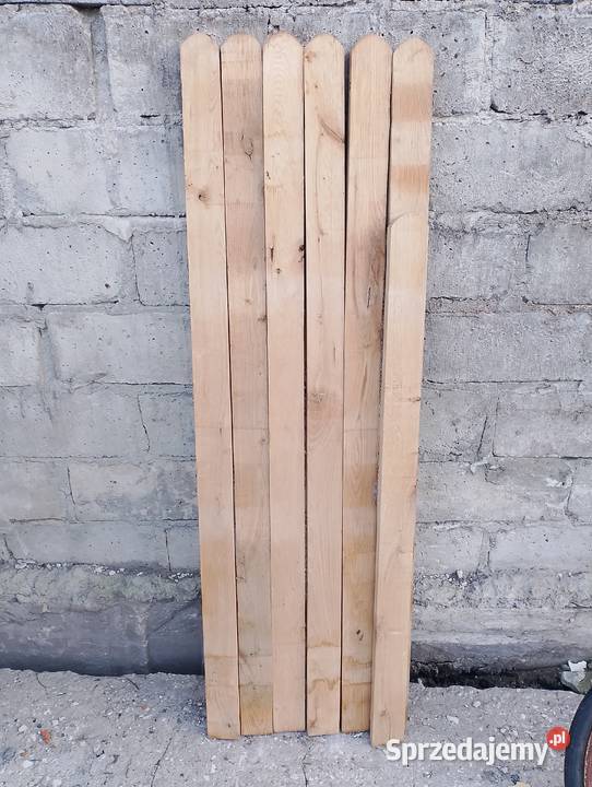 Sztachety dębowe