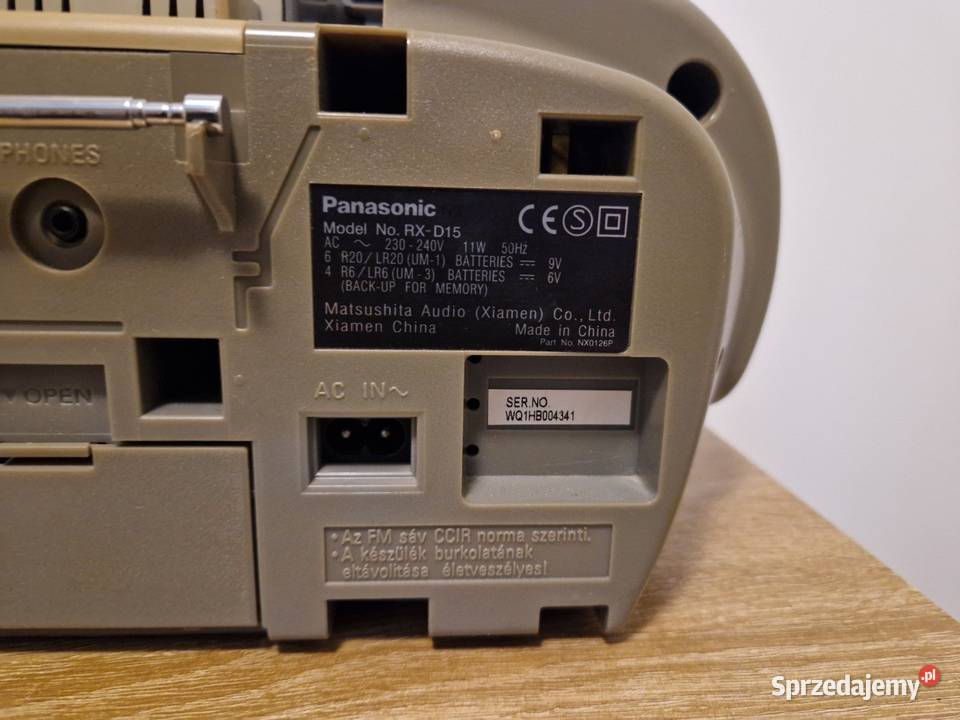 Radio Boombox Panasonic w pełni sprawny Koronowo
