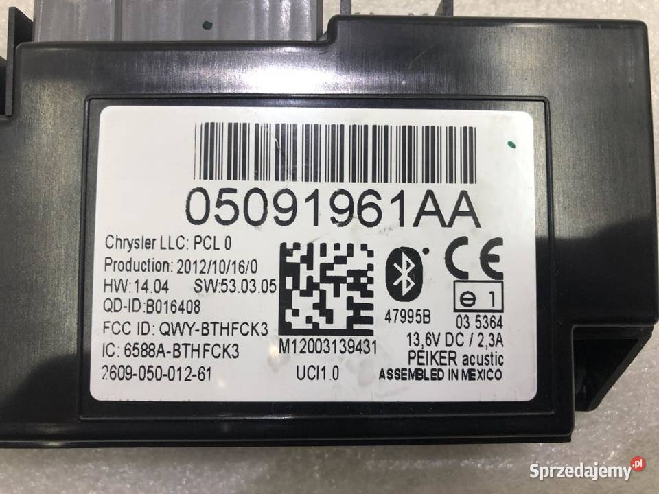 MODUŁ BLUETOOTH JEEP COMPASS I LIFT 05091961AA sprzedam
