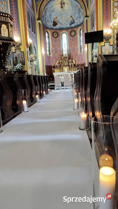 Dekoracja kościoła i sali na wesele i ślub Gorzyce