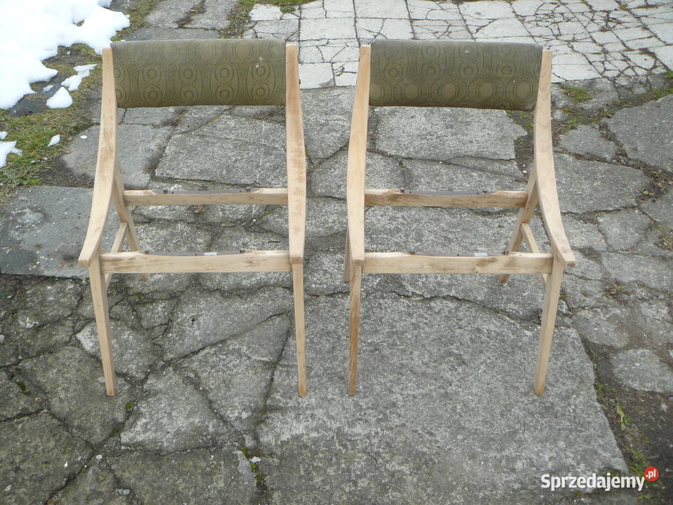 Stare krzesła skoczki proj J Kędziorek małopolskie Nowy Sącz