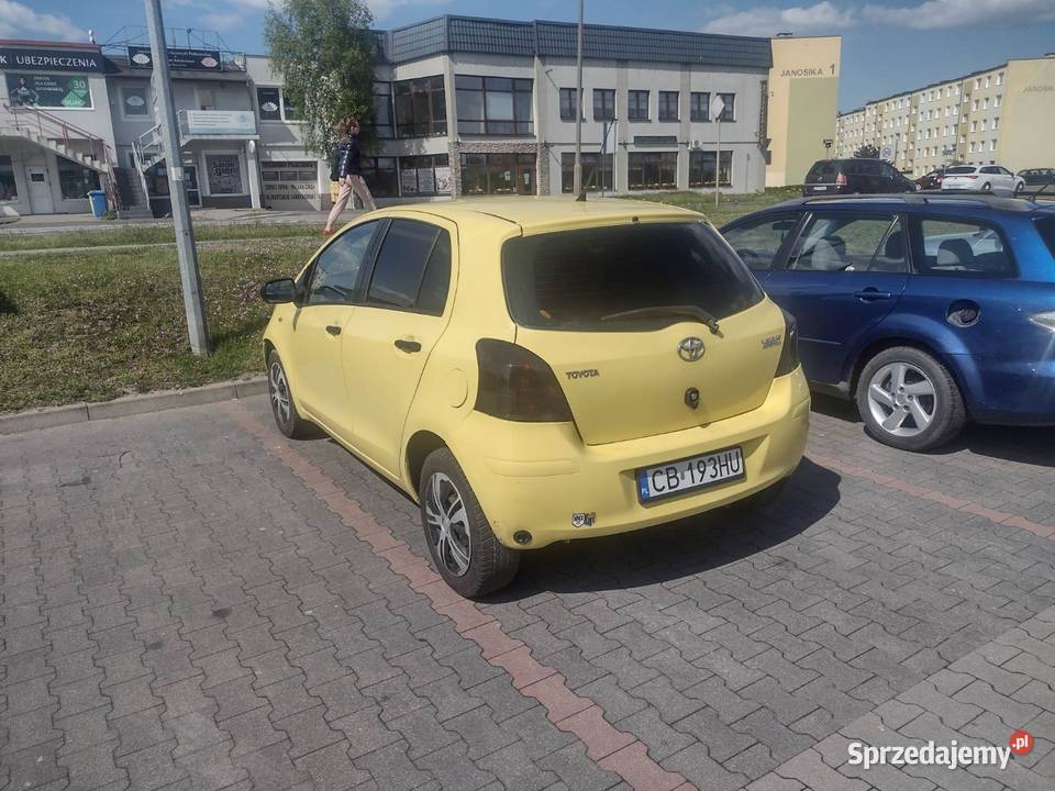 Sprzedam Zadbaną Toyotę Yaris 13 LPG 2009r nieuszkodzony Bydgoszcz