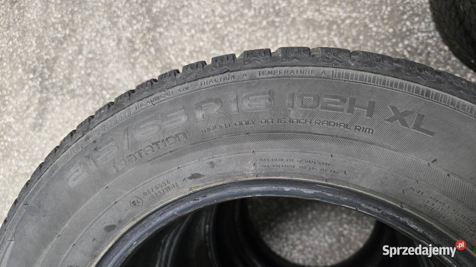 4x opony zimowe Nokian WR D4 21565 R16 2020 Tułkowice