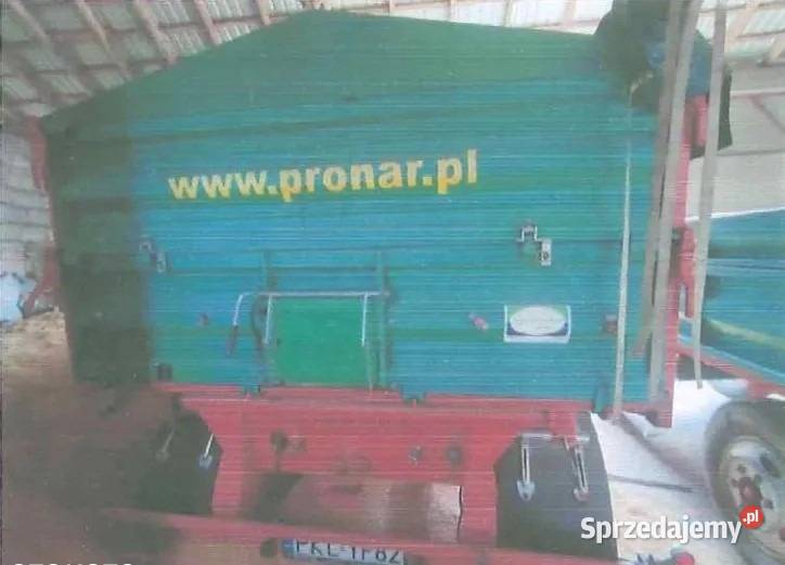 Syndyk sprzeda przyczepę ciężarową marki Pronar Rybno