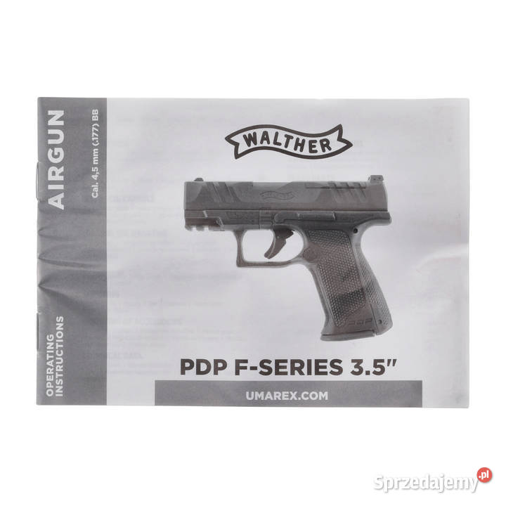 Pistolet wiatrówka Walther PDP Fserie 35 45 mm