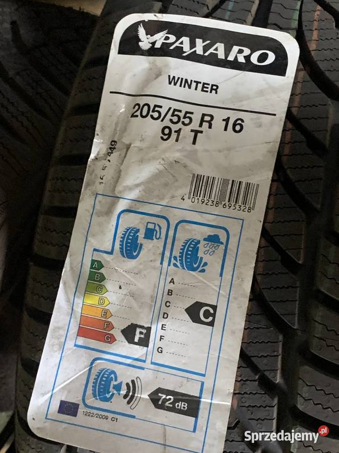 2x Opona Zimowa Paxaro Winter 2055516 91T 2020r zima Włocławek sprzedam