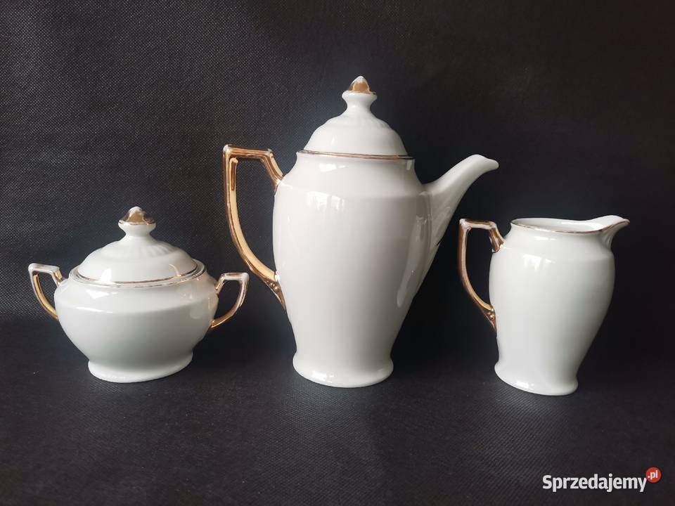 Stara porcelana Giesche fason 22 Wanda dzbanek Katowice