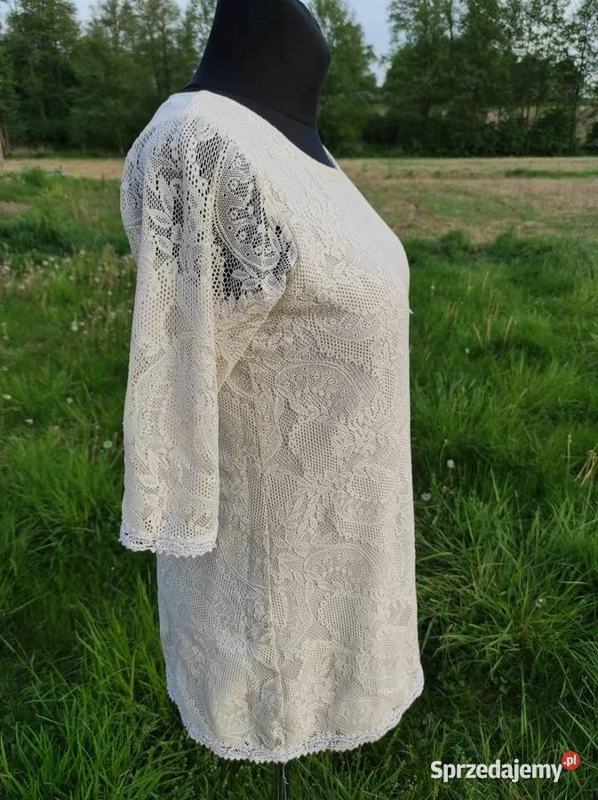 Koronkowa bluzka TUNIKA ecru Dorothy Perkins 42 Rozmiar 42(XL) Płock sprzedam