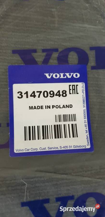 Nowe oryginalne dywaniki welurowe Volvo XC40 Sandomierz
