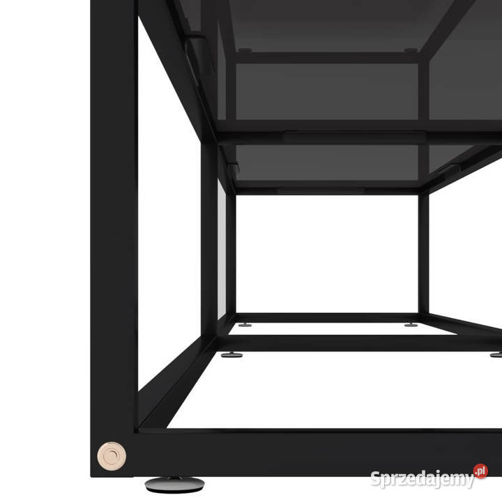 Szafka pod TV czarna 200x40x405 hartowane szkło sprzedam