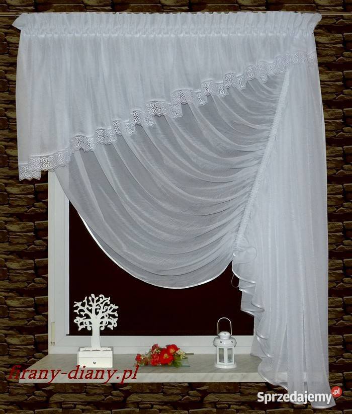 Firana podciągana na tasmie bocznej firany Dom i Ogród Kielce