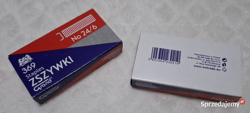 Zszywki 246 Grand 369 1000 6x12mm