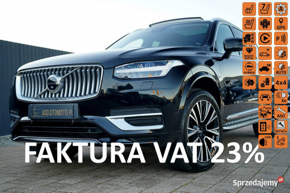 Volvo XC 90 RECHARGE panorama FUL LED 7os hak Otmuchów